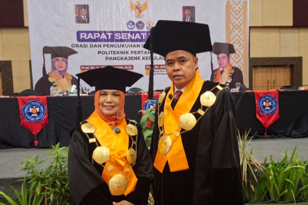 Kukuhkan Dua Guru Besar, Polipangkep Kini Miliki 8 Profesor