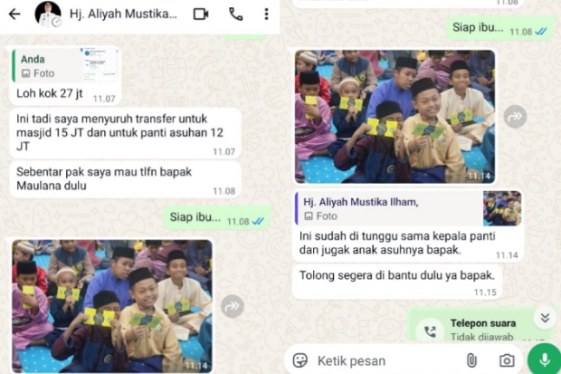 Hati-hati! Penipu Mengaku Wawali Makassar Minta Uang Sumbangan Masjid