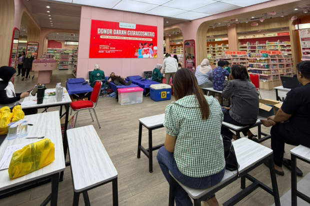 Komitmen Sosial CitraCosmetic, Donor Darah di Tiga Cabang Berhasil Himpun 75 Kantong