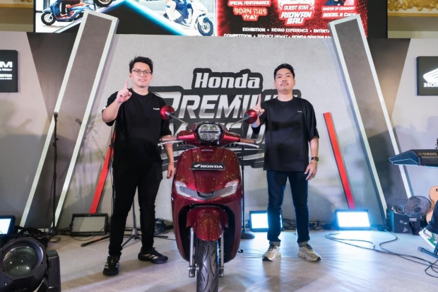 Asmo Sulsel Luncurkan Warna Baru Honda Stylo 160 Burgundy di Puncak HPMD 2026