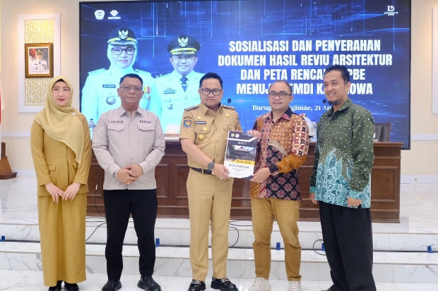 Gowa Percepat Transformasi Digital Lewat Reviu Arsitektur dan Peta Rencana SPBE