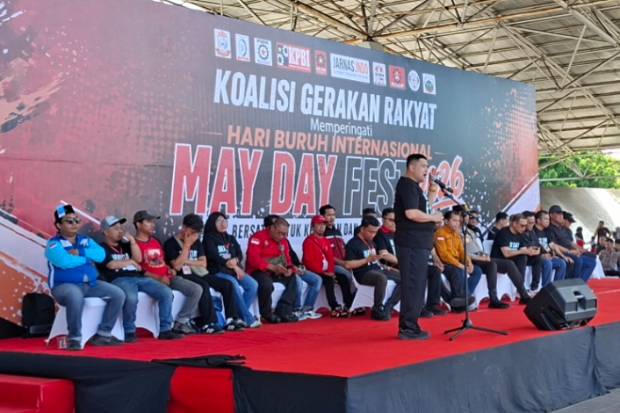 Wali Kota Makassar Hadiri May Day Fest 2026, Tekankan Kolaborasi Buruh