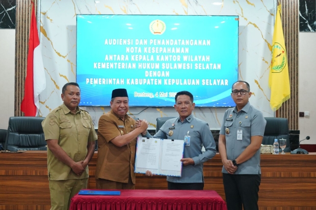Gandeng Pemda Selayar Optimalkan Pengelolaan dan Pemanfaatan Kekayaan Intelektual