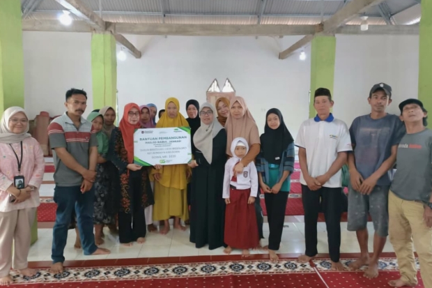 Masjid Babul Jannah Bissoloro Kabupaten Gowa Dapat Bantuan Renovasi