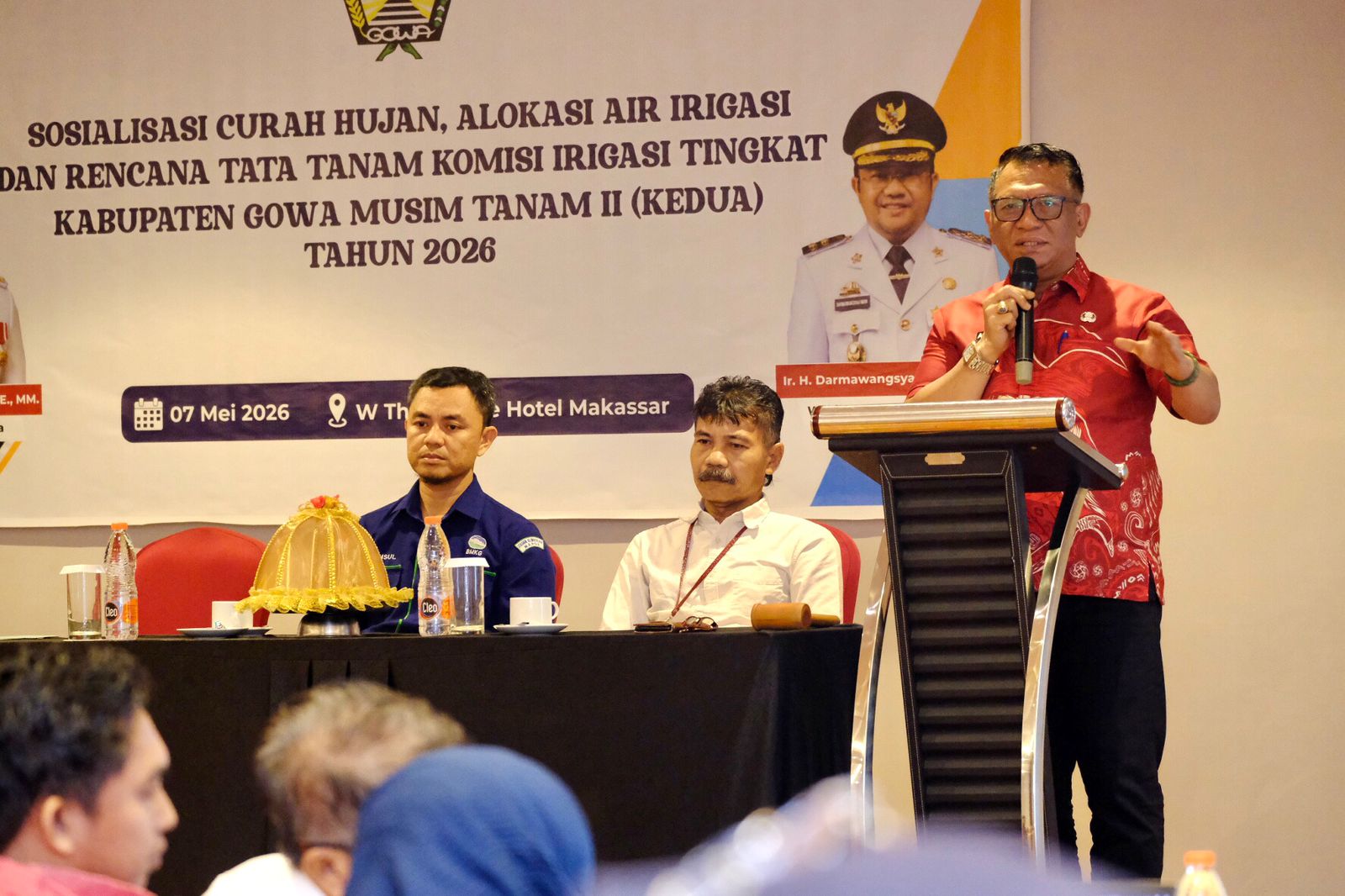 Pemkab Gowa Perkuat Pengelolaan Irigasi dan Tata Tanam Hadapi Ancaman El Nino