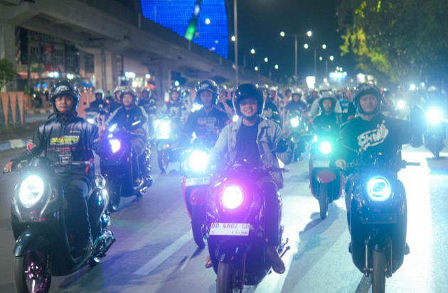 Asmo Sulsel Ajak Komunitas Honda Seru-seruan di Scoopy Night Culture