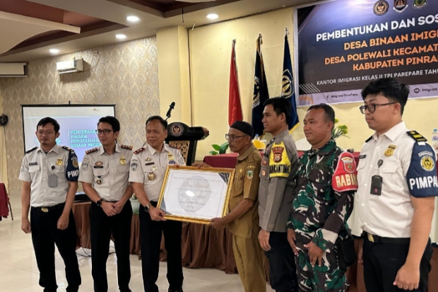 Imigrasi Parepare Bentuk Desa Binaan di Pinrang, Cegah TPPO dan PMI Nonprosedural