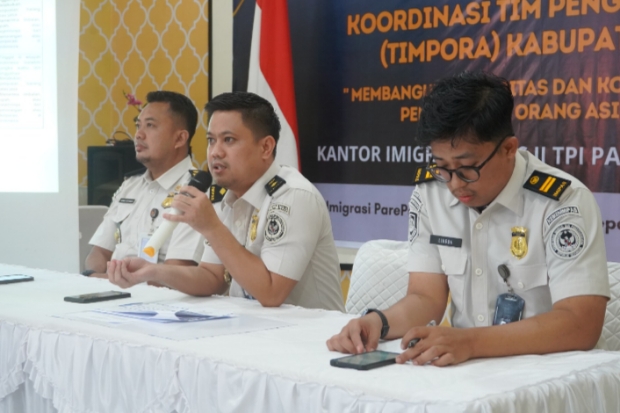Imigrasi Parepare Perkuat Sinergi Pengawasan Lewat Rakor TIMPORA Sidrap 2026
