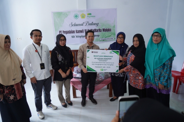 Dukung Pendidikan, Pegadaian Salurkan Bantuan Renovasi untuk SD Aisyiyah Pangkep