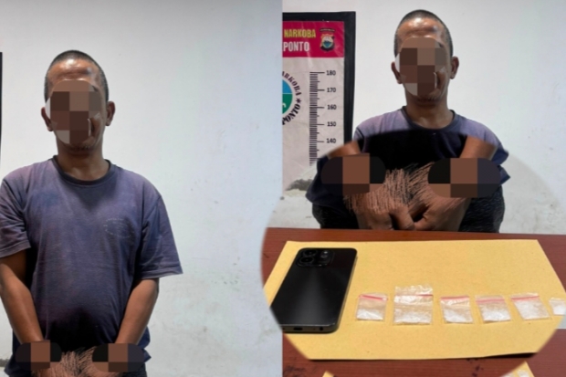 Pria di Jeneponto Ditangkap saat Diduga Transaksi Sabu di Pinggir Jalan Sepi