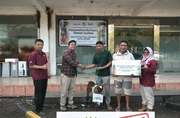 GMTD Salurkan Hewan Kurban ke Lima Masjid di Kawasan Tanjung Bunga