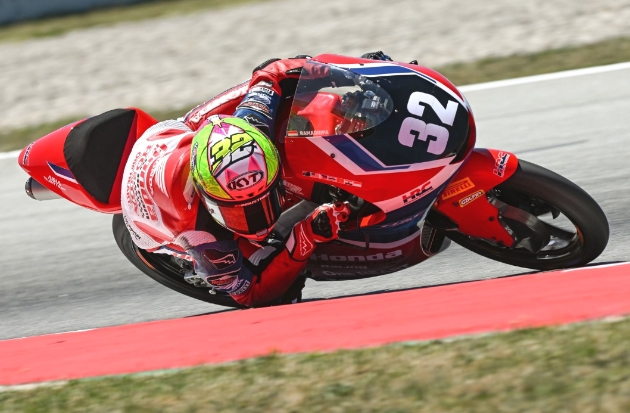 Debut Gemilang, Ramadhipa Raih Podium di Moto3 Junior Barcelona