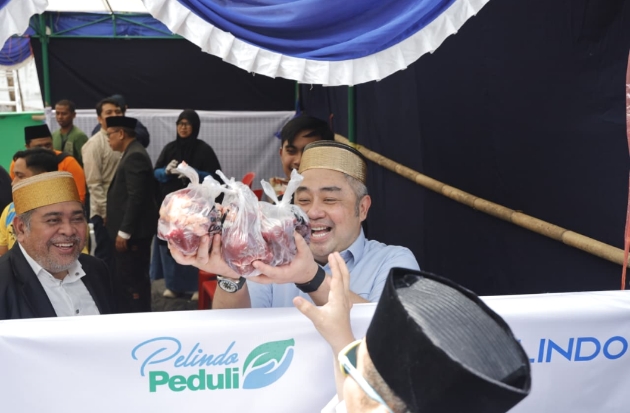 Dirut Pelindo Pimpin Penyaluran 35 Ekor Sapi Kurban di Regional 4