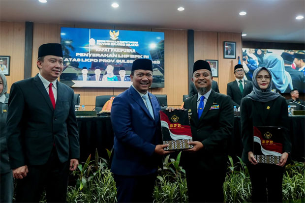 Pemprov Sulsel Berhasil Raih WTP Lima Kali Berturut-turut