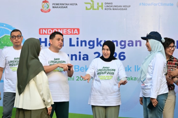Pemkot Makassar Dorong Pemilahan Sampah Lewat Aksi Plogging HLH Sedunia 2026
