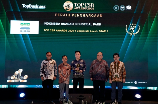 Komitmen Sosial Berbuah Prestasi, Huabao Sabet Top CSR Awards 2026