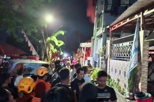 Kebakaran Hanguskan Rumah Kos di Panaikang Makassar, 12 Unit Damkar Dikerahkan