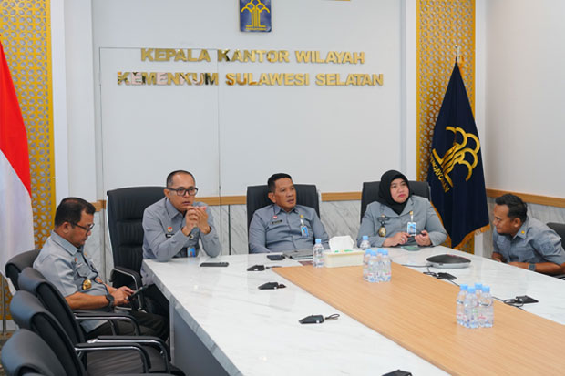 Kemenkum Sulsel Dukung Pelaksanaan Evaluasi Akuntabilitas Kinerja