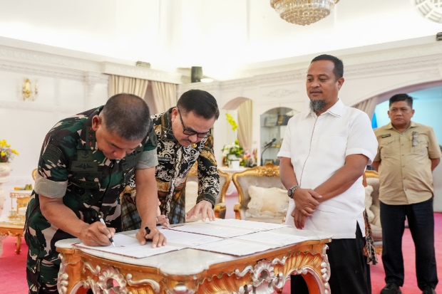 Penanganan Banjir Luwu Utara Diperkuat, Pemprov Sulsel-Kodam Hasanuddin Teken PKS