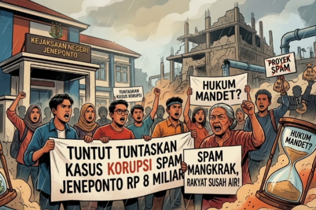 Dugaan Korupsi SPAM Rp8 M Jeneponto Belum Terungkap, Penyidik Lengkapi Bukti