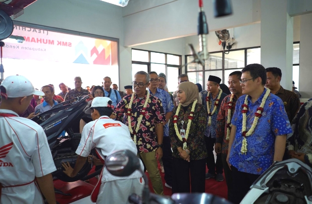 AHM Perluas Pos AHASS TEFA, Siswa SMK Kini Belajar Langsung Standar Industri