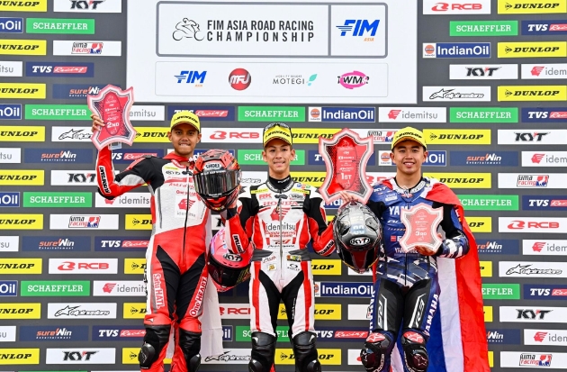 CBR Series Melesat Kencang, AHRT Raih Tiga Podium di ARRC Motegi