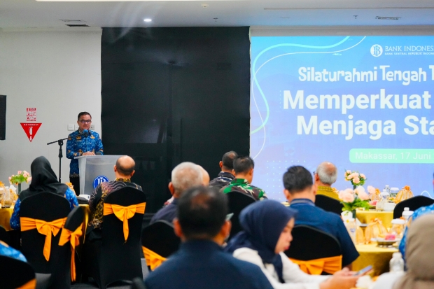 Pemprov Sulsel dan BI Perkuat Koordinasi Jaga Stabilitas Ekonomi di Tengah Tekanan Global