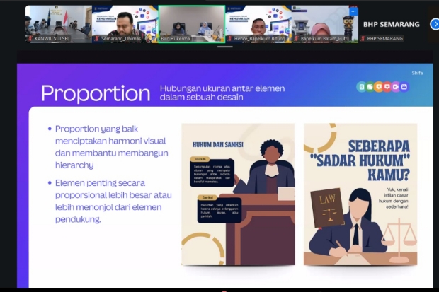 Kemenkum Sulsel Kembangkan Pengetahuan Desain Visual, Optimalkan Komunikasi Publik Pemerintah
