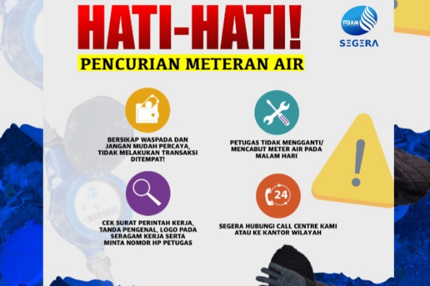 Perumda Air Minum Makassar Ingatkan Pelanggan Waspadai Pencurian Meter Air