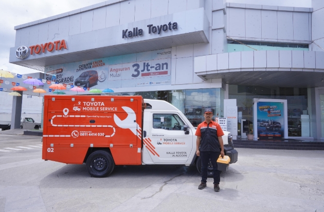 Jaringan Servis Kalla Toyota Jangkau Pelosok, Konsumen Tenang saat Perjalanan Jauh