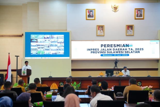 Pemerintah Pusat Bangun 62,54 Km Jalan Daerah di Sulsel Perkuat Konektivitas Wilayah