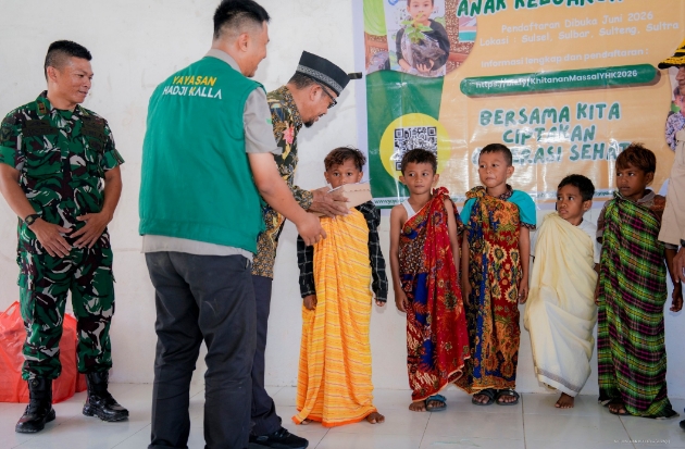 LAZ Hadji Kalla Gelar Sunat Gratis di Buton Tengah, Jangkau 188 Anak