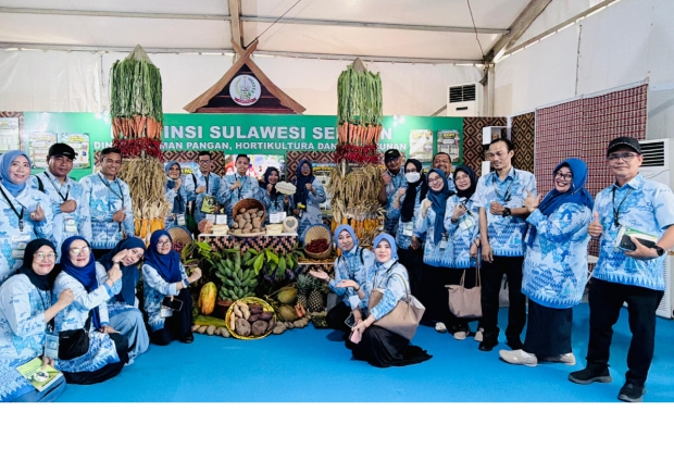 Sulsel Borong Tiga Gelar Juara di PENAS XVII, Stand Agribisnis Terbaik Kategori Provinsi