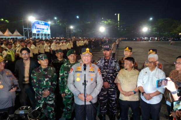 Polda Sulsel Kerahkan 1.500 Personel dalam Apel Sabuk Kamtibmas