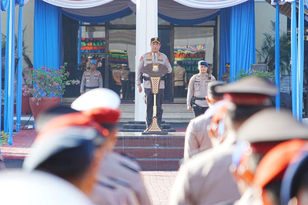 Jelang HUT Bhayangkara, 1.711 Personel Polda Sulsel Naik Pangkat