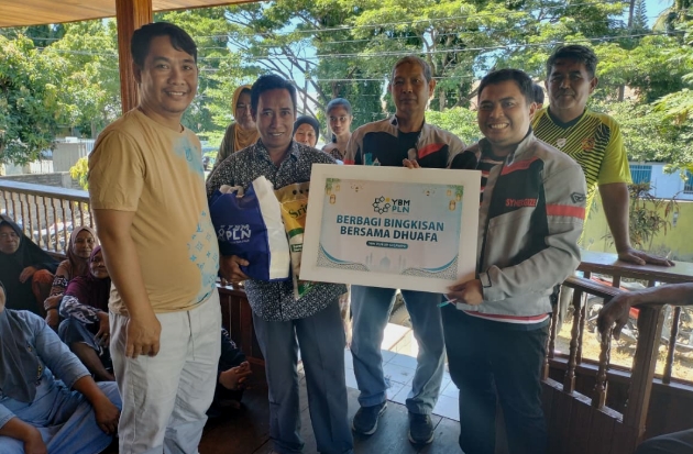 PLN UIP Sulawesi Salurkan 75 Paket Sembako untuk Dhuafa di Jeneponto