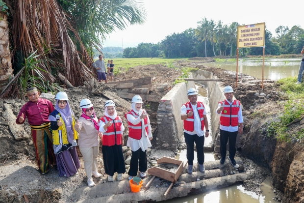 Groundbreaking Irigasi di Luwu, Gubernur Sulsel: Mari Kawal Bersama untuk Petani Kita
