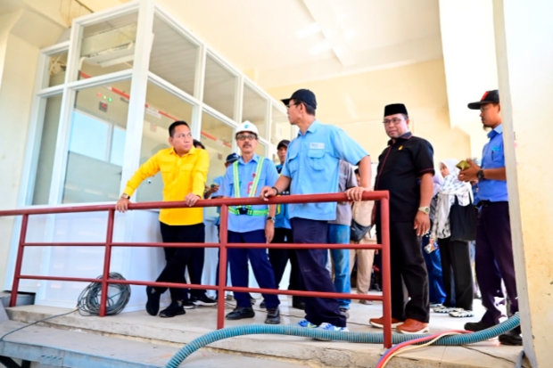 Tinjau Intake Manggala, Komisi B DPRD Makassar Nilai Direksi PDAM Bekerja Maksimal