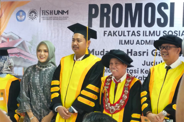 Mudassir Hasri Gani Resmi Sandang Doktor Administrasi Publik, Angkat Isu Pemekaran Desa di Takalar