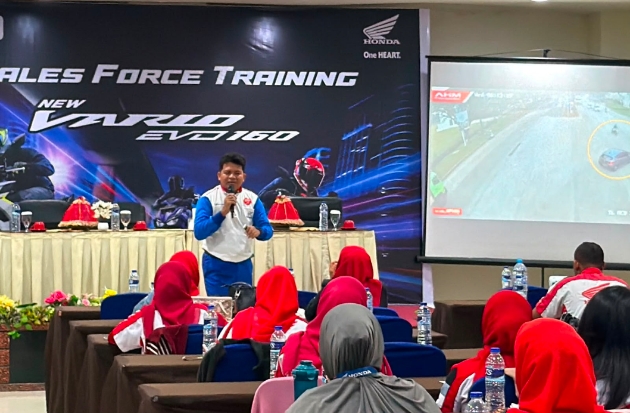 Sambut Vario Evo 160, Asmo Sulsel Perkuat Edukasi #Cari_Aman untuk Sales
