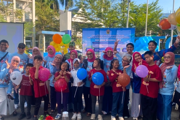 Sambut Hari Anak Nasional, Departemen Ilmu Kesehatan Anak Fakultas Kedokteran Unhas Gelar Baksos