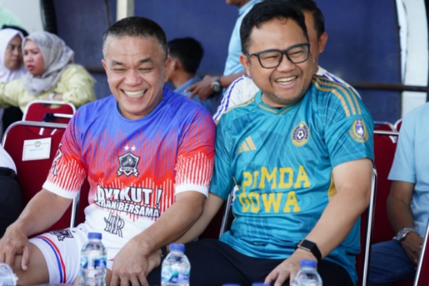 Pemkab Gowa Terima Kunjungan Pemkot Palu, Perkuat Silaturahmi Lewat Sepak Bola