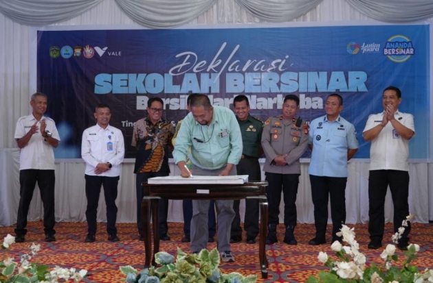 Sekolah Bersinar PT Vale Jadi Penggerak Gerakan Antinarkoba di Luwu Timur