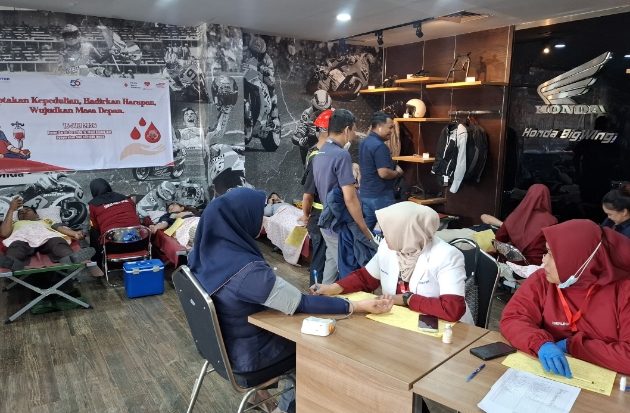 Asmo Sulsel Donor Darah Serentak di Tiga Lokasi, Terkumpul 82 Kantong