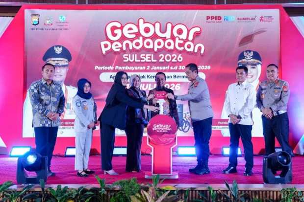 Pendapatan Pajak Provinsi Sulsel Tumbuh 10,38 Persen