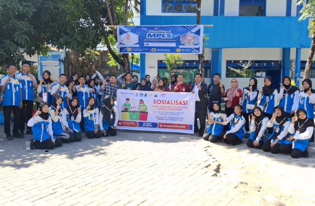 Kolaborasi Asmo Sulsel & UMKM Binaan Edukasi Siswa Kelola Sampah
