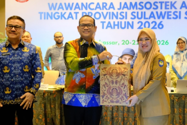 Bupati Gowa Paparkan Strategi Perluasan Jaminan Sosial di Wawancara Jamsostek Award 2026