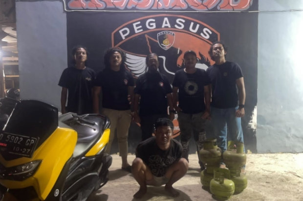 Resmob Pegasus Polres Jeneponto Tangkap Residivis Pencuri 2 Tabung Gas 3 Kg