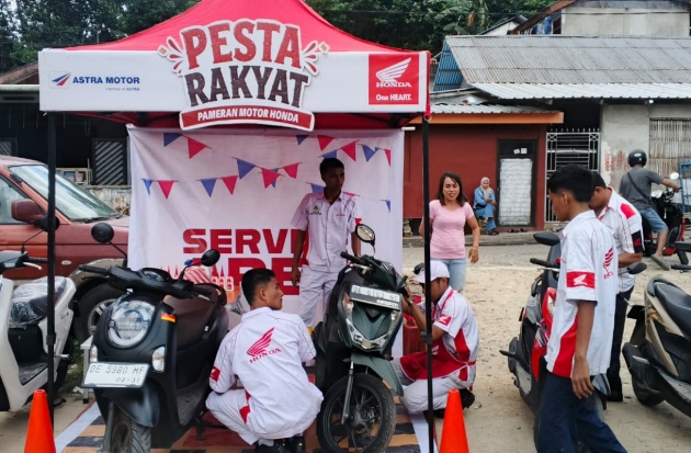 Asmo Sulsel Hadirkan Servis Kunjung & Test Ride Motor Listrik di Disdukcapil Ambon