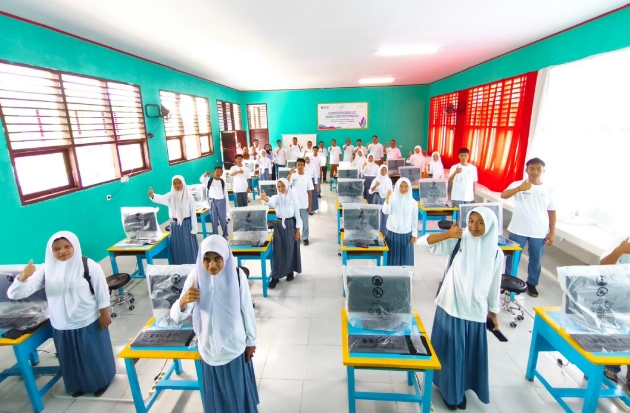Berkat Dukungan PLN, SMKN 1 Konawe Utara Kini Miliki Laboratorium TIK Sendiri